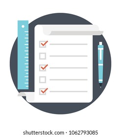 
Todo list flat icon 
