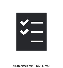 to-do list flat vector icon
