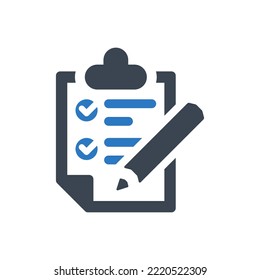 Todo List Icon (Vector Illustration)