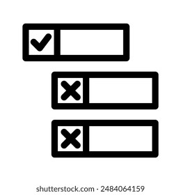 Todo List Icon Vector Symbol Design Illustration