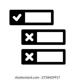 Ilustração de design de símbolo de vetor de ícone de lista de tarefas