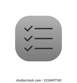 To-do list  - Line Vector Icon
