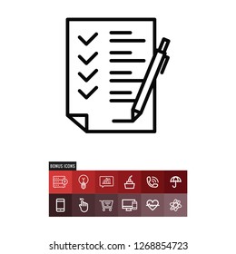 To-do list vector icon