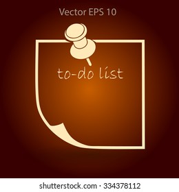 to-do list vector icon