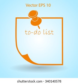 to-do list vector icon