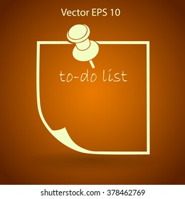 to-do list vector icon
