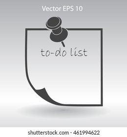 to-do list vector icon