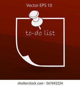 to-do list vector icon