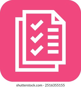 Todo List Vector Icon Design Illustration