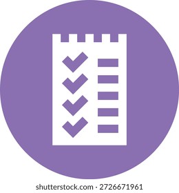 Ilustração de design de ícone de vetor de lista de tarefas