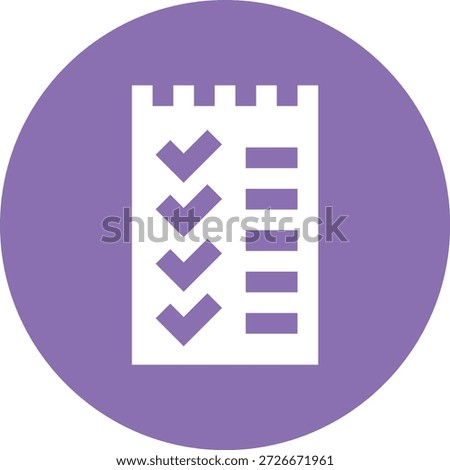 Todo List Vector Icon Design Illustration