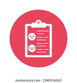 Todo list Vector Icon with trendy background colors that can easily edit or modify

