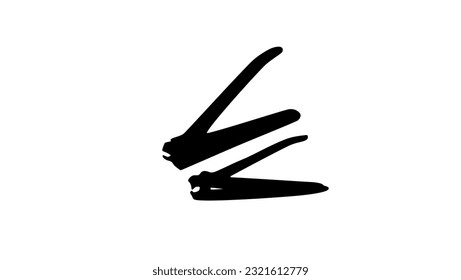 Toenail Clipper silhouette, high quality vector