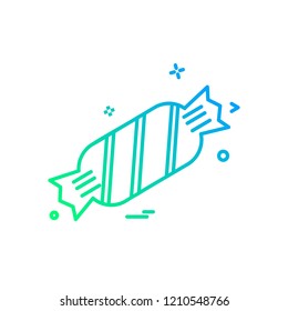 Toffee icon design vector