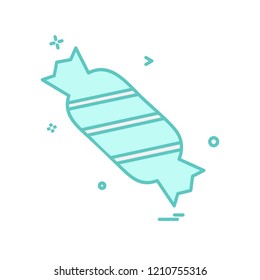 Toffee icon design vector