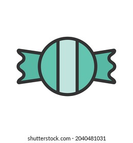 Toffee icon vector image. Can also be used for Physical Fitness. Suitable for mobile apps, web apps and print media.