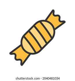Toffee icon vector image. Can also be used for Physical Fitness. Suitable for mobile apps, web apps and print media.