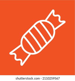 Toffee icon vector image. Can also be used for Physical Fitness. Suitable for mobile apps, web apps and print media.