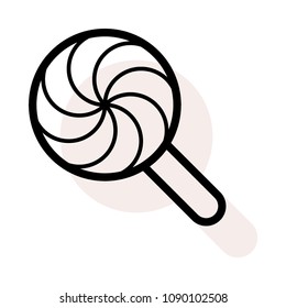 toffee lollipop candy 