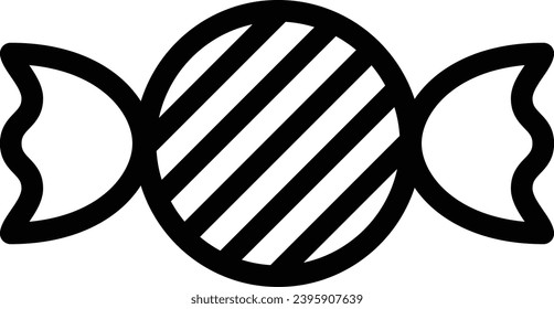 toffee single vector line icon