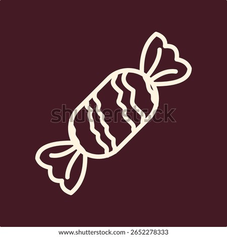 Toffee trendy useful important vector Illustration design fascinating colorful background.eps
