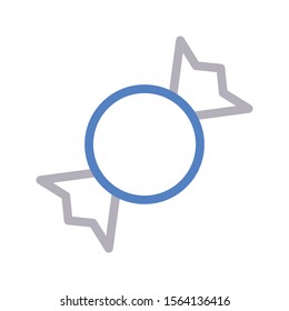 toffee vector colour line icon 