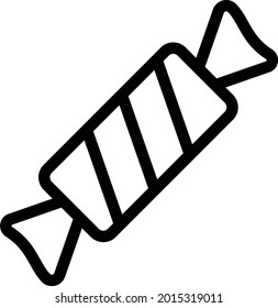 toffee vector thin line icon