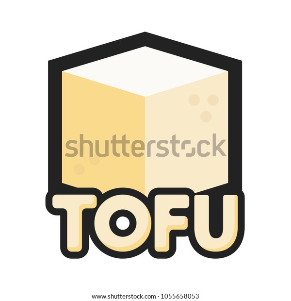 Tofu Cartoon Logo Logo Design Symbol Stock Vector Royalty Free 1055658053 3894