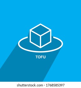 tofu icon, health icon vector