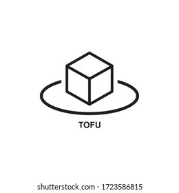 TOFU ICON , SOY ICON VECTOR