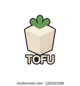 tofu logo design. vector. symbol.