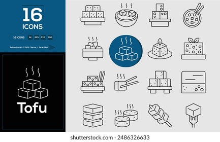 Tofu Set of high-quality icons that are suitable for Tofu. And change your next projects with minimalist icon design, perfect for websites, mobile apps, books, social media