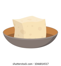 Tofu vector. free space for text. wallpaper. background.