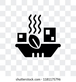 Tofu vector icon isolated on transparent background, Tofu logo concept