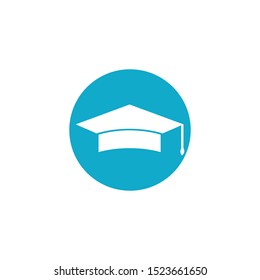 toga cap logo template vector ilustration