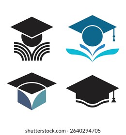 Toga Education Academic Graduation logo Template Design