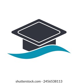 Toga education logo vector icon template