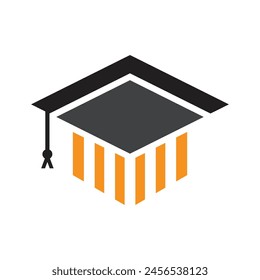 Toga education logo vector icon template