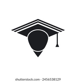 Toga education logo vector icon template