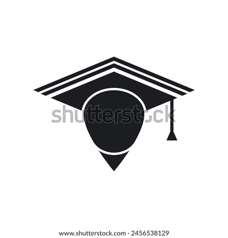 Toga education logo vector icon template