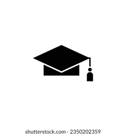 Toga Hat Glyph Icon - Back to School Icon Vector illustration.