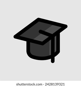 Toga Hut Vektor Icon Design Illustration isoliert