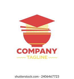 Toga ramen logo. Simple, unique, modern.