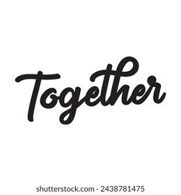 together text on white background.