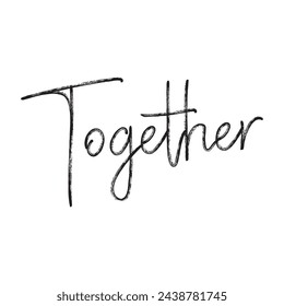 together text on white background.