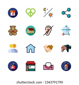 together vector icon set