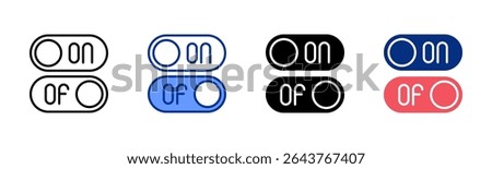 Toggle icon sheet multiple style collection