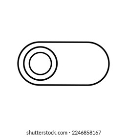 Toggle Off Icon in Line Style