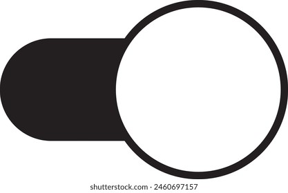 toggle on icon vector illustration