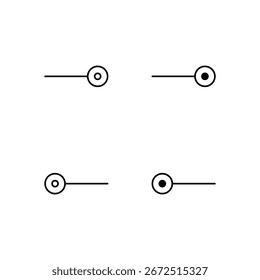 Ativar/desativar e desativar a coleção de ícones no estilo 'Linha' e 'Sólido'